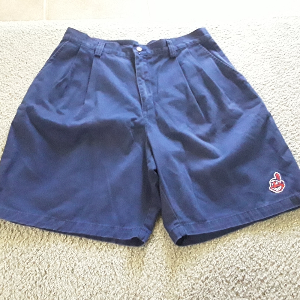 Vintage Cheif Wahoo Cleveland Indians Shorts Lee Sport